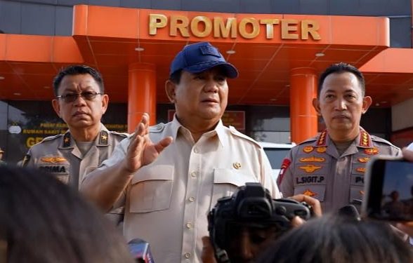 Presiden Prabowo Minta Polisi Korban Demo Naik Pangkat Luar Biasa