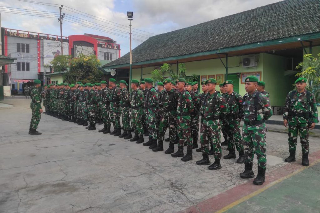 Marak Demo, Korem 133/NW Turunkan Personel Siaga Jaga Kondusifitas