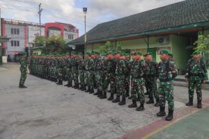 Marak Demo, Korem 133/NW Turunkan Personel Siaga Jaga Kondusifitas