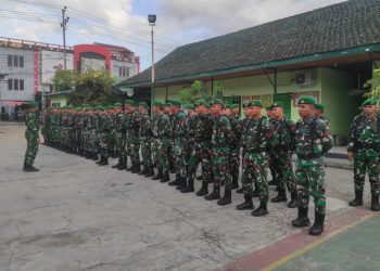 Marak Demo, Korem 133/NW Turunkan Personel Siaga Jaga Kondusifitas