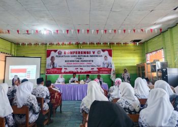 Tak Terbendung, Hj Olys Harun Unggul Jauh dalam Pemilihan Ketua PGRI Popayato