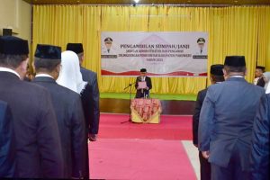 121 Pejabat di Pohuwato Resmi Dilantik, Bupati Saipul: Jika Tak Maksimal, Bisa Kami Kembalikan ke Posisi Semula