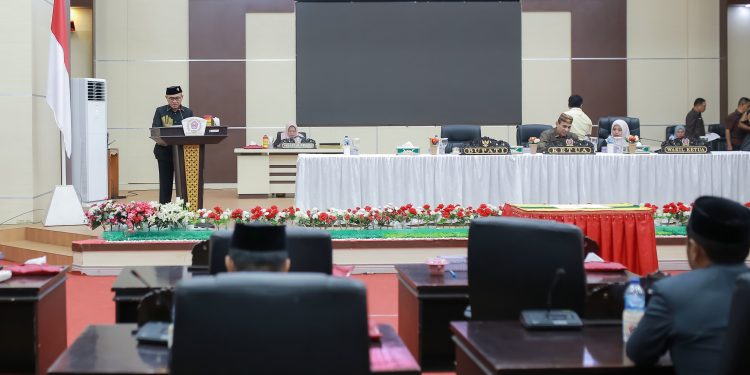 Ekonomi Melesat 7,16 Persen, Bupati Saipul Ungkap Capaian Daerah di Paripurna DPRD