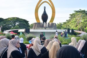 Wah! PWRI, OPD, Komunitas, Semua Turun di CFD Perdana Pohuwato, Bundaran Maleo Penuh Sesak