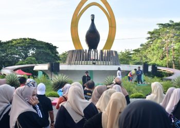 Wah! PWRI, OPD, Komunitas, Semua Turun di CFD Perdana Pohuwato, Bundaran Maleo Penuh Sesak