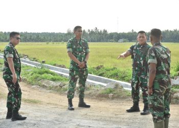 Brigjen Hardo Sihotang Cek Pembangunan KDMP di Randangan, Pastikan Tepat Waktu