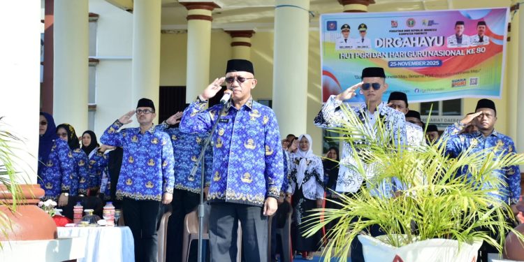 Upacara HUT Korpri ke-54 di Pohuwato, Wabup Iwan Adam Tegaskan Disiplin ASN