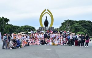 Ribuan Peserta Padati CFD, Bupati Saipul Hadiri Senam Bersama DWP Pohuwato