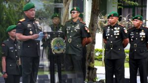Korem 133/NW Gelar Upacara Hari Juang TNI AD 2025, Danrem Bacakan Amanat Kasad