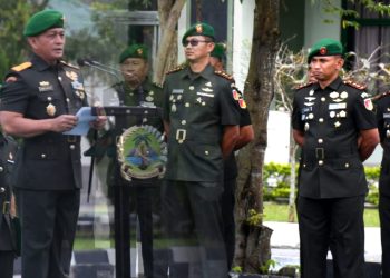 Korem 133/NW Gelar Upacara Hari Juang TNI AD 2025, Danrem Bacakan Amanat Kasad