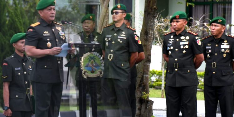 Korem 133/NW Gelar Upacara Hari Juang TNI AD 2025, Danrem Bacakan Amanat Kasad