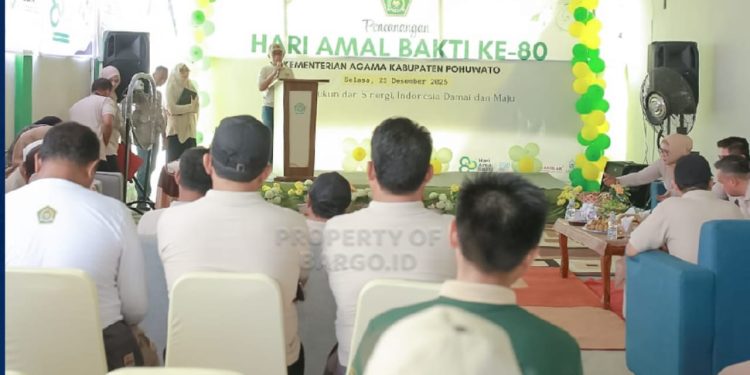 Pencanangan HAB ke-80 Kemenag di Pohuwato, Wabup Iwan S Adam: Pelayanan Harus Makin Profesional