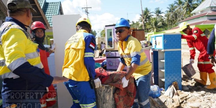 Merdeka Gold Resources Respons Cepat Bantu Penanganan Banjir di Pohuwato