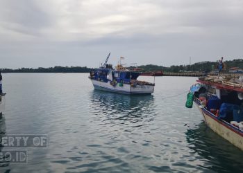 Sat Polair Boalemo Bergerak Cepat, Kapal Nelayan Inka Mina 929 yang Hanyut Berhasil Dievakuasi