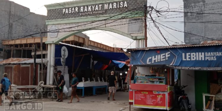 Tak Lagi Ramai Seperti Dulu, Pasar Rakyat Marisa Sepi Pasca Aktivitas Tambang Ditertibkan