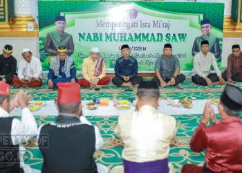 Pemkab Pohuwato Bersama Lembaga Adat Peringati Isra Mikraj 1447 H, Wabup Ajak Masyarakat Ramaikan Masjid