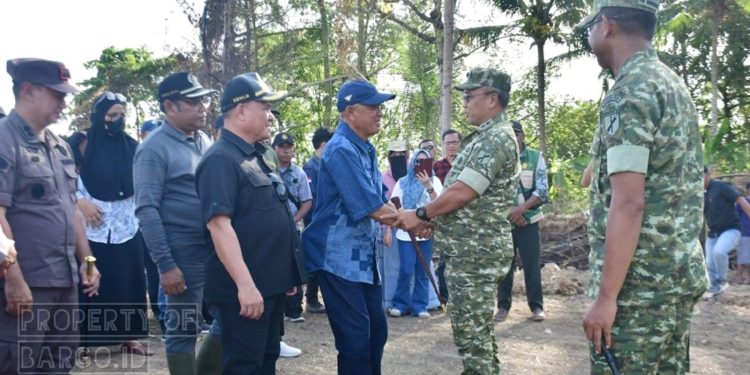 Bupati Pohuwato Sambut Kunjungan Pangdam XIII/Merdeka Tinjau Cetak Sawah di Randangan