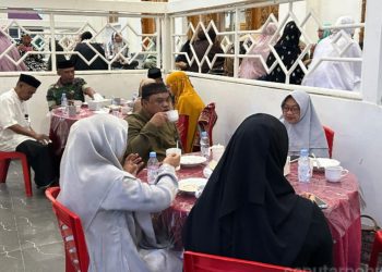 Kodim 1313/Pohuwato Tunjukkan Kemanunggalan TNI Rakyat Lewat Bukber