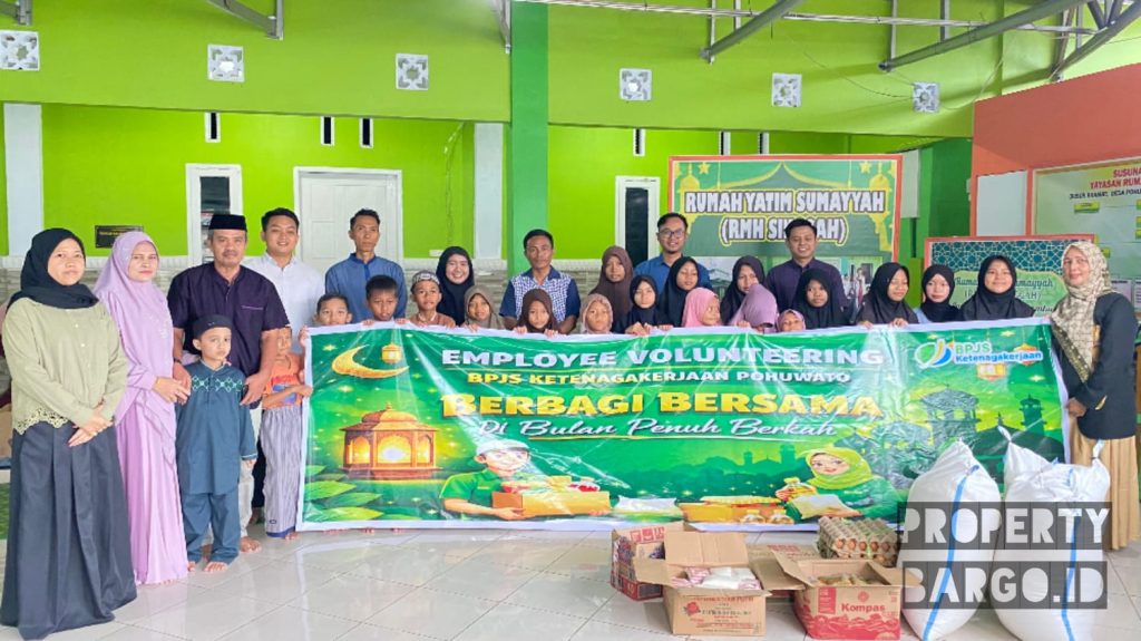 BPJS Ketenagakerjaan Pohuwato Datangi Rumah Yatim di Bulan Ramadan, Aksi Nyatanya Bikin Haru