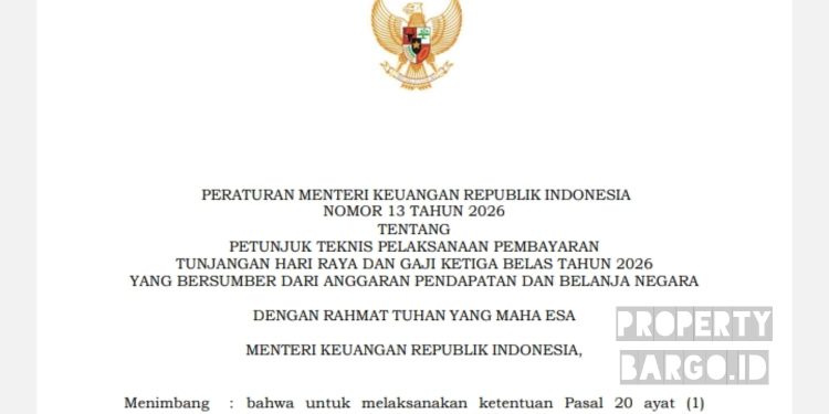 THR dan Gaji ke-13 PNS 2026 Resmi Diatur, Menteri Keuangan Teken Aturan, Ini Mekanisme Lengkap Pencairannya