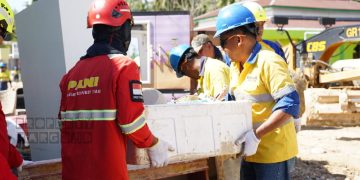 Banjir Terjang Dusun Kapali Pohuwato, Tambang Emas Pani Langsung Turunkan Tim Darurat