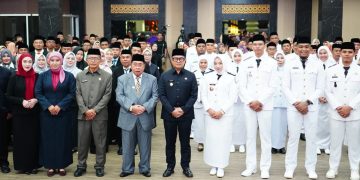 136 Pejabat Pemkot Gorontalo Dilantik, Wali Kota Adhan: Tunjukkan Kinerja Terbaik