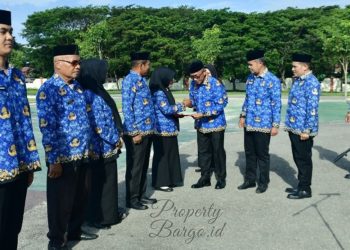 Apel Korpri Penuh Haru, Wabup Iwan Lepas 4 ASN Pensiun dan Sambut CPNS Baru