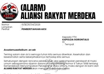 Aliansi Rakyat Merdeka Rencanakan Aksi Besar, Gubernur Gorontalo Diminta Percepat IPR