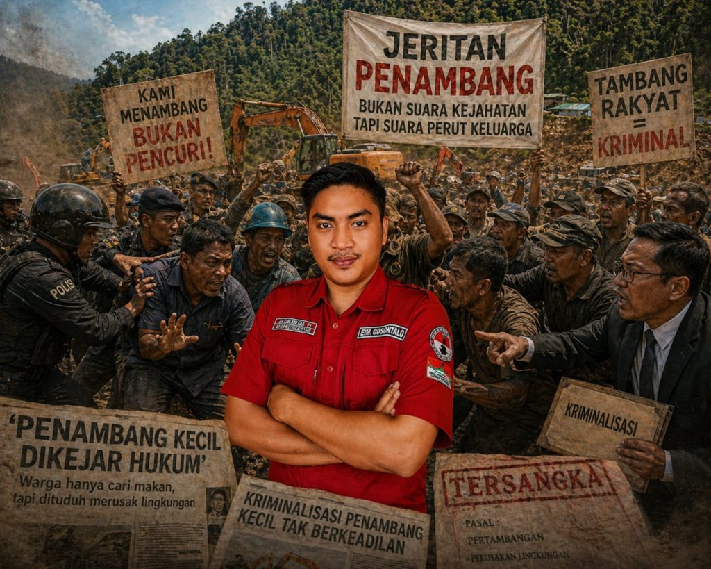 Penambang Gorontalo Mengadu di Hari Buruh: Hidup Susah, Malah Dihukum