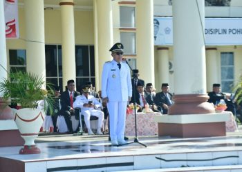 Pemda Pohuwato Gelar Upacara Hari Otda 2026, Bupati Saipul Tekankan Sinkronisasi Pusat Daerah