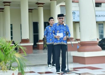 Bupati Saipul Pimpin Apel Korpri, Ingatkan Pentingnya Literasi dan Tertib Arsip