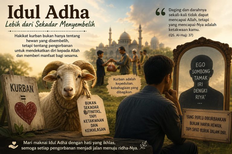 Hakikat Idul Adha: Jangan Sampai Kurban Tinggal Sekadar Istilah