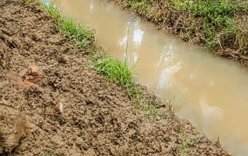 Atasi Sedimentasi, IR Team Normalisasi Irigasi di Molamahu, Aliran Air ke Sawah Kembali Lancar