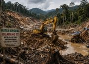 Heboh! 9 Excavator Diduga Garap Hutan Lindung Pohuwato, Nama FP pun Disorot