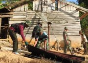 Pra TMMD Ke-129 Dimulai, Kodim 1313/Pohuwato Bangun Tiga Rumah Layak Huni untuk Warga Taluditi