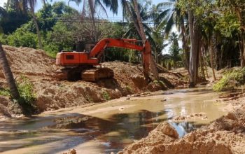 Deru Alat Berat Bawa Harapan, Tim Tiga Desa Bergerak Selamatkan Bulangita dari Ancaman Banjir