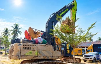 Satreskrim Polres Pohuwato Amankan Excavator di Desa Hulawa, Penyidik Lakukan Pendalaman