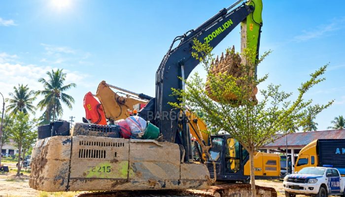Satreskrim Polres Pohuwato Amankan Excavator di Desa Hulawa, Penyidik Lakukan Pendalaman