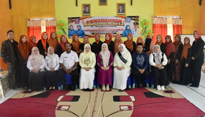 Bunda PAUD Desa se-Kecamatan Marisa Dikukuhkan, Dorong Pendataan Anak Usia Dini hingga Tingkat Desa