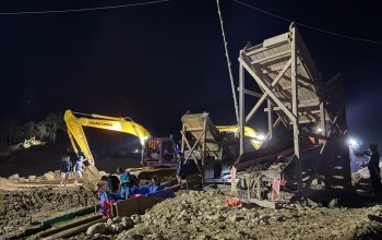 Jelang Subuh Polisi Gerebek Lokasi PETI di Pohuwato, 4 Ekskavator dan 5 Orang Diamankan