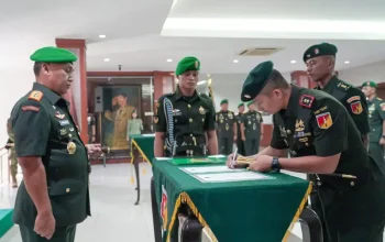 Pangdam XIII/Merdeka Pimpin Sertijab Asrendam dan Danyonif 712/Wiratama, Ini Pesannya