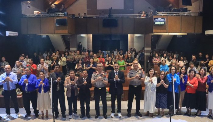 Lewat Minggu Kasih, Kapolda Irjen Pol Nurworo Danang Ajak Jemaat Jadi Mitra Polri Jaga Keamanan